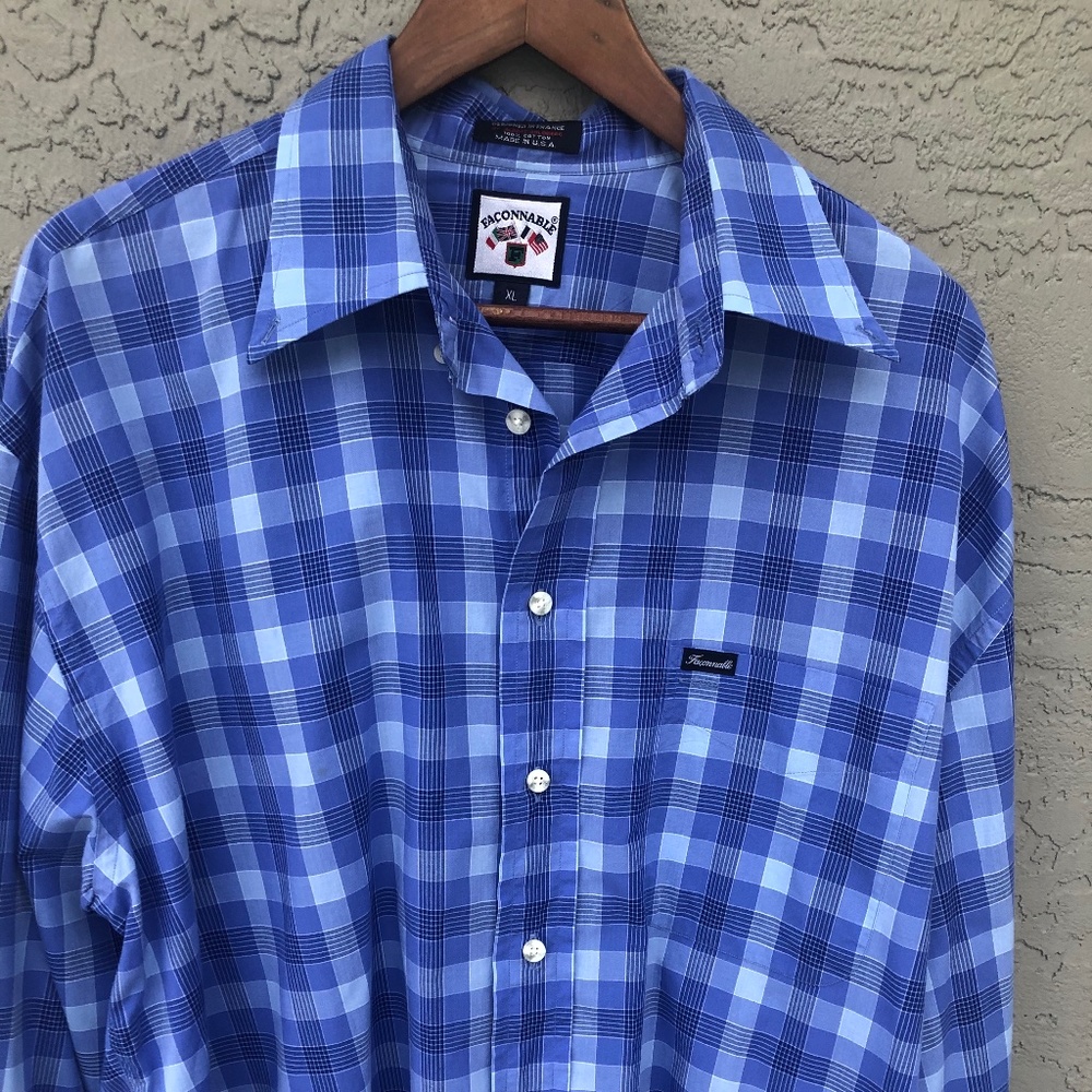 Faconnable Long Sleeve Button Shirt - XL